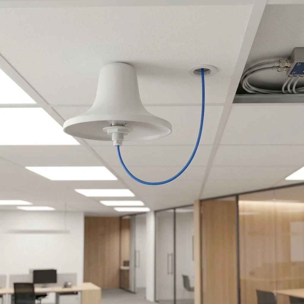 Arronna 698-6000MHz Indoor Omni Directional DAS Ceiling Antenna Low PIM N Female 5G Full Band