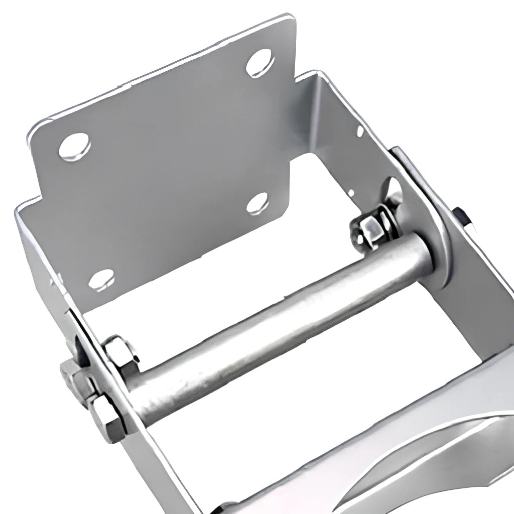 Adjustable Plate Clamp Antenna Mount 60x60mm Pole Bracket up to 80mm Galvanized Heavy Duty Tilt