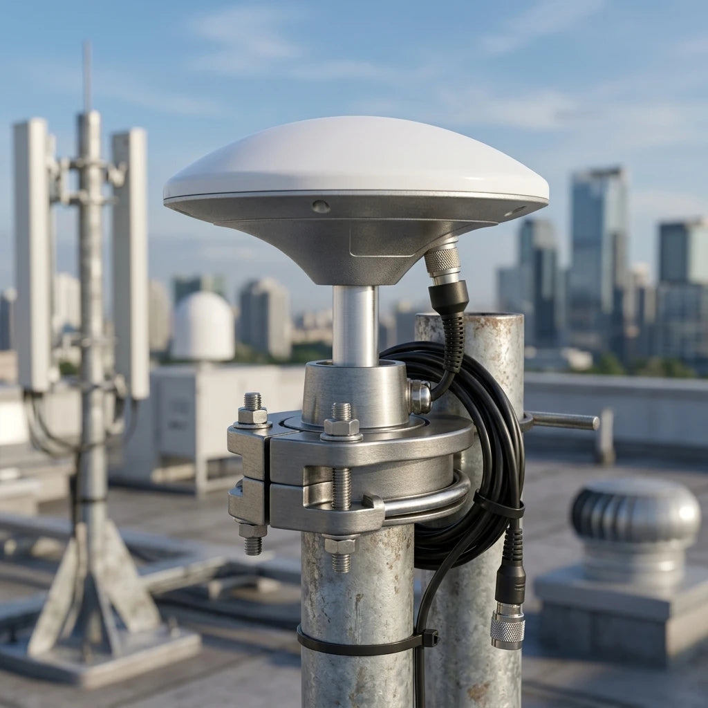 Arronna Full Band GNSS Active Timing Survey Mushroom Antenna GPS GLONASS BDS Galileo 5dBi RHCP
