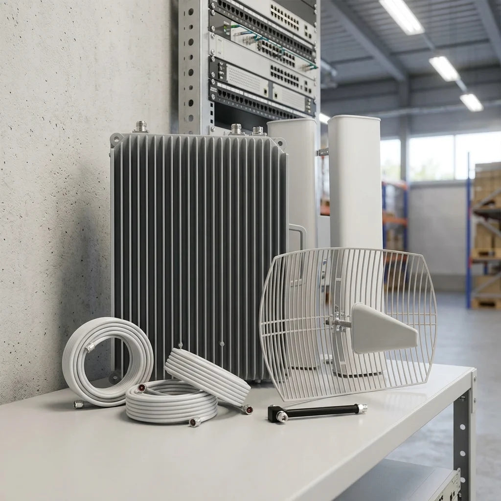 Arronna Single Band Industrial Signal Booster 90dB 37dBm Repeater 850MHz 2600MHz Band Selectable