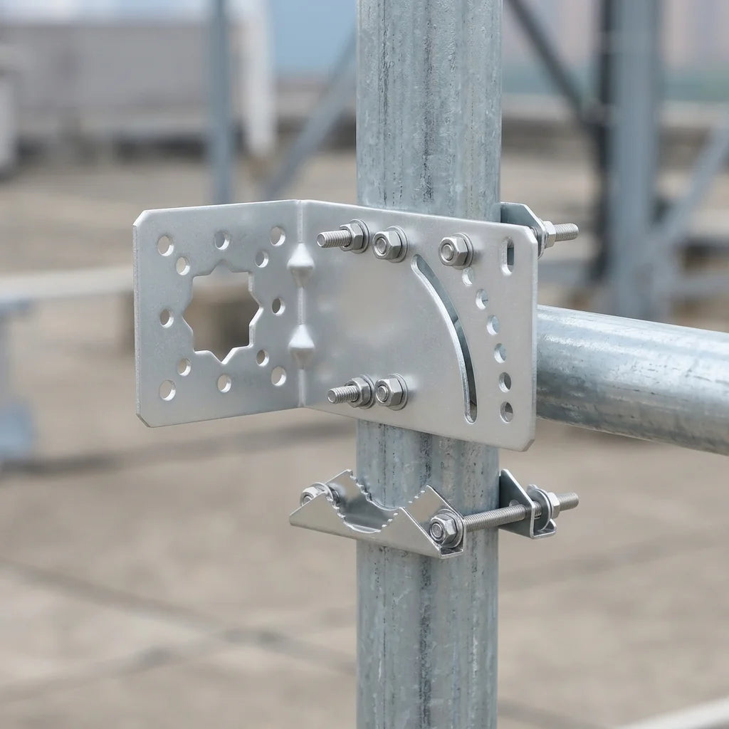 Arronna Stainless Steel L Mounting Bracket Kit for LPDA Yagi Antenna with U Bolts Outdoor Hardware