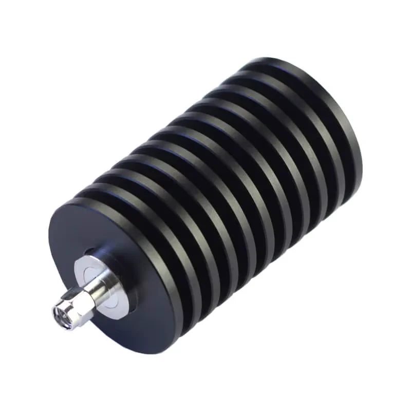 Arronna 50W SMA Male Dummy Load 50 Ohm Coaxial RF Termination DC-6GHz Nickel Plated Finned Heatsink