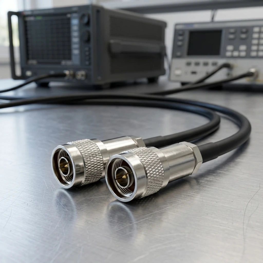 Arronna N Type Male Crimp RF Coaxial Connector 50 Ohm for LMR400 RG213 Cable