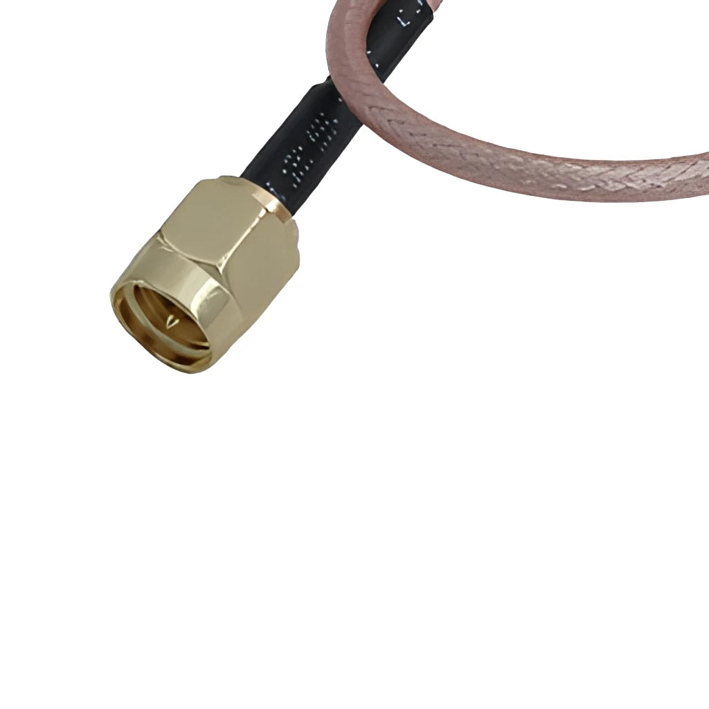Arronna 1m SMA Male to SMA Male Extension Cable 50 Ohm Pigtail for 4G 5G WiFi Antenna Connection