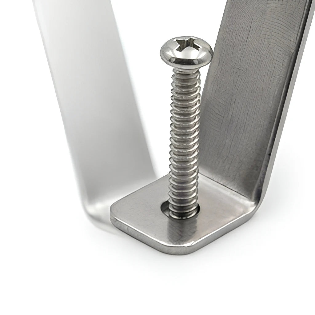 Arronna Stainless Steel Double Wall Mount Antenna Mast Bracket Pair with U Bolt Clamps