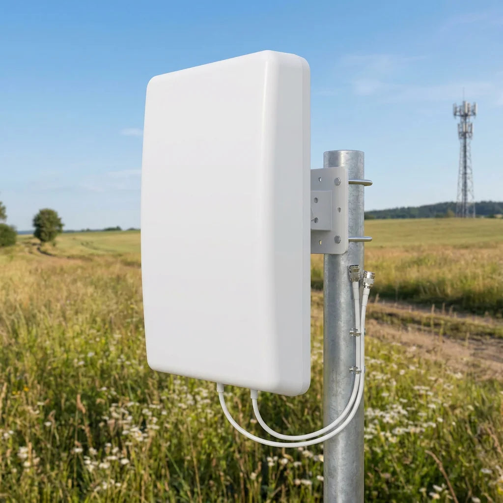 Arronna 4G LTE 2x2 MIMO Outdoor Directional Panel Antenna Long Range Wireless Bridge