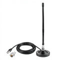 Arronna 27MHz CB Radio Antenna Kit Magnetic Base Soft Whip BNC SO-239 5dBi for Truck Vehicle