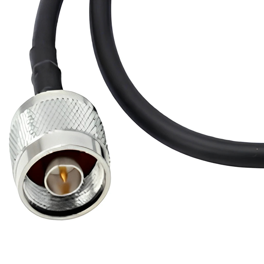 RG58 N Male to N Male Coaxial Cable 50 Ohm Feed Line for Outdoor Antenna Budget Installation