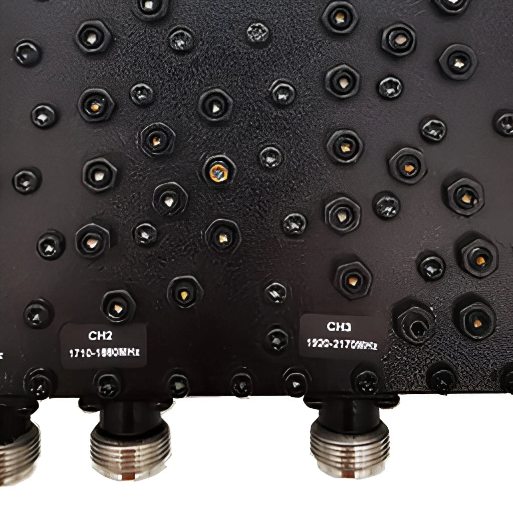 Arronna Quad-Band RF Combiner Quadplexer 4 Channel N Female 800-960 1710-1880 1920-2170 2500-2690 MHz