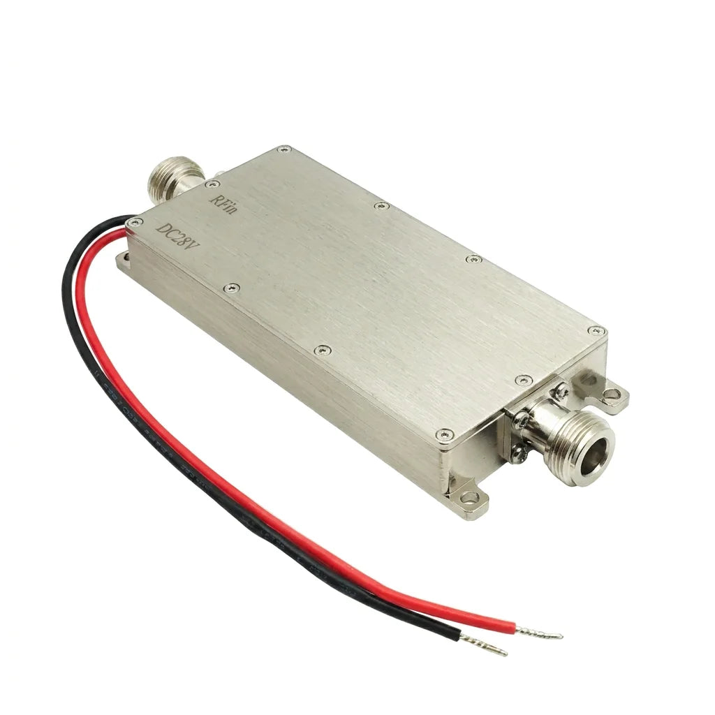 Arronna 600-700MHz RF Power Amplifier Module 10W 20W Aluminum Housing N Female or SMA Signal Booster