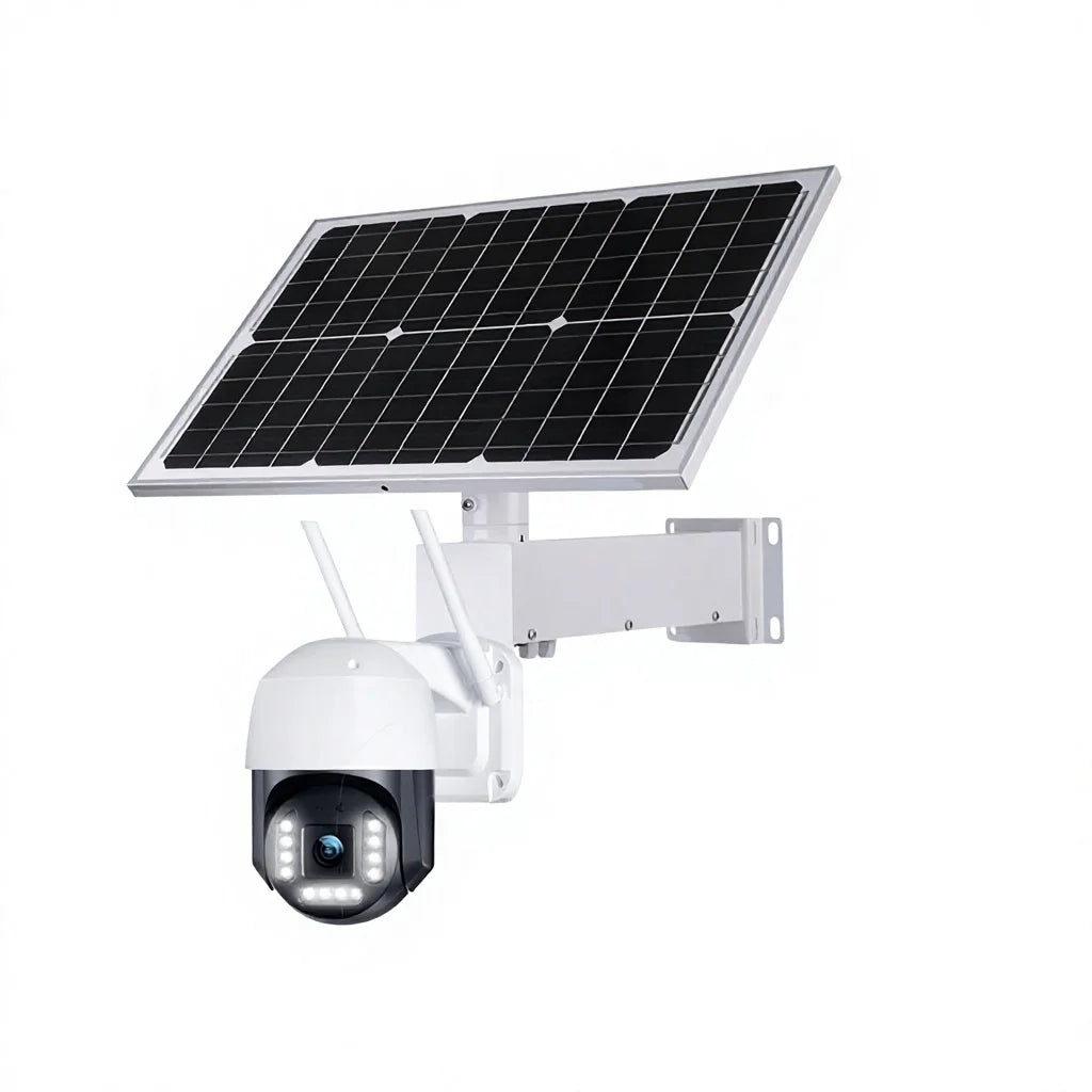 Arronna 5MP Solar PTZ Camera Kit 40W Panel 20Ah Battery Outdoor Long Endurance Wireless