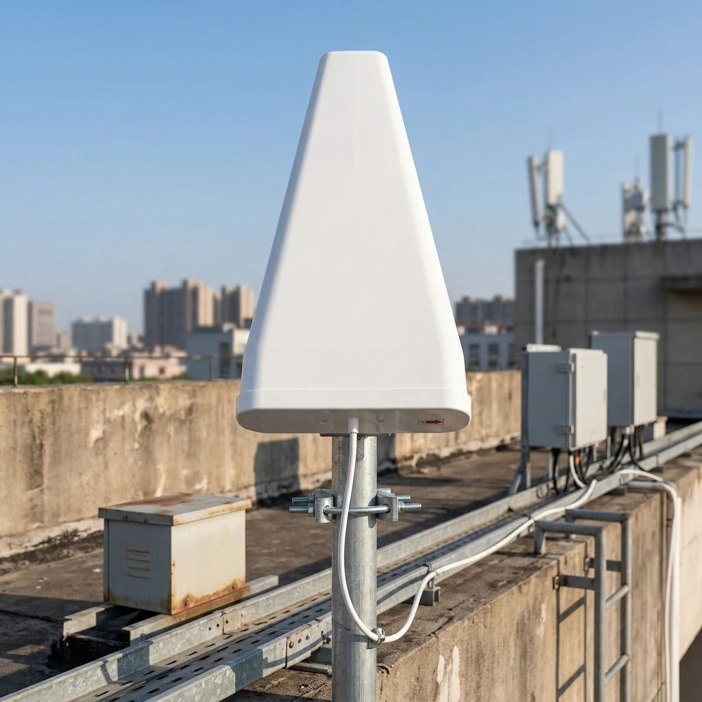 Arronna 698-4000MHz Log Periodic Antenna LPDA Low PIM 9.5-11.5dBi N Female 50W Donor Antenna IP65