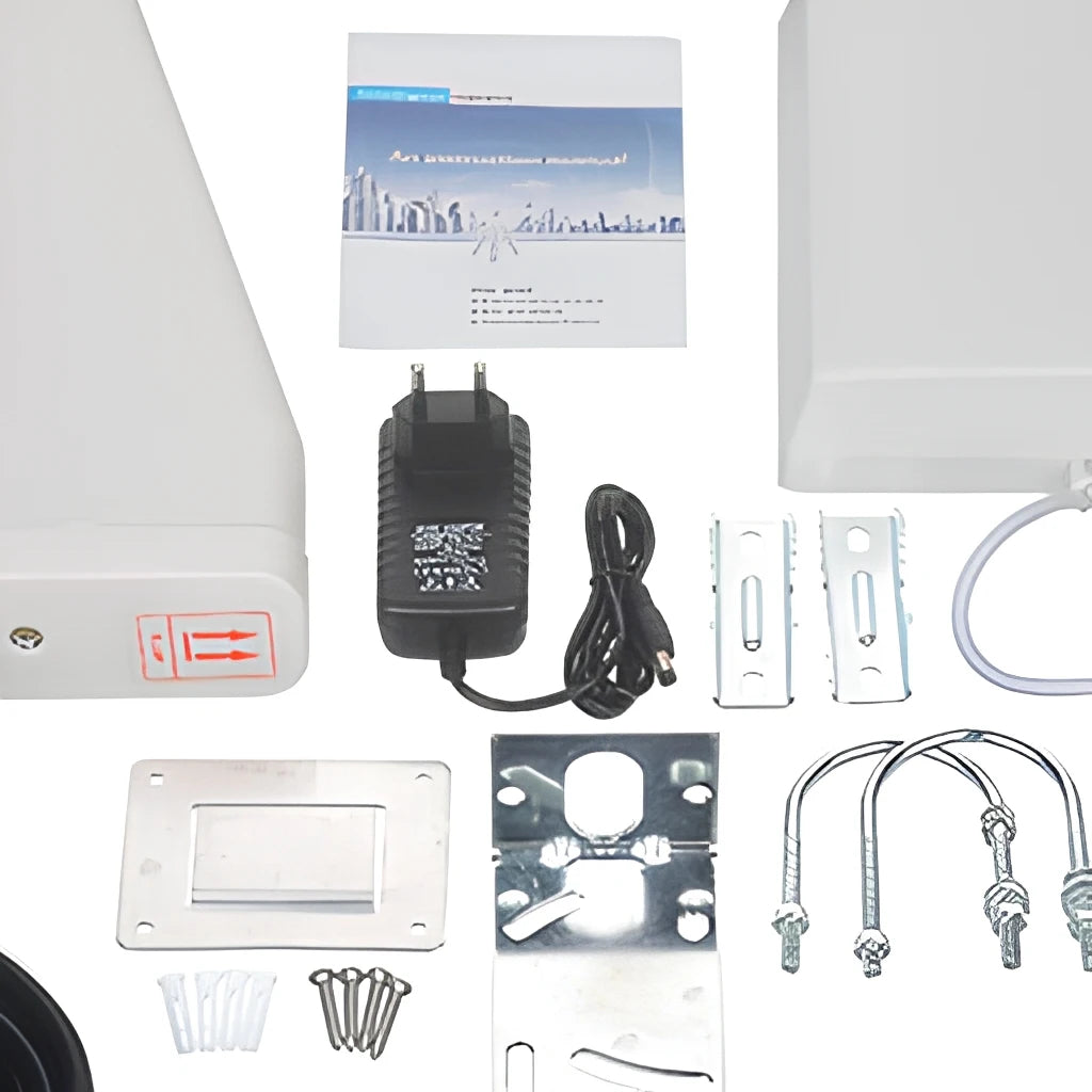 Arronna Tri Band Signal Booster Kit 900/1800/2100MHz Repeater with Outdoor and Indoor Antenna