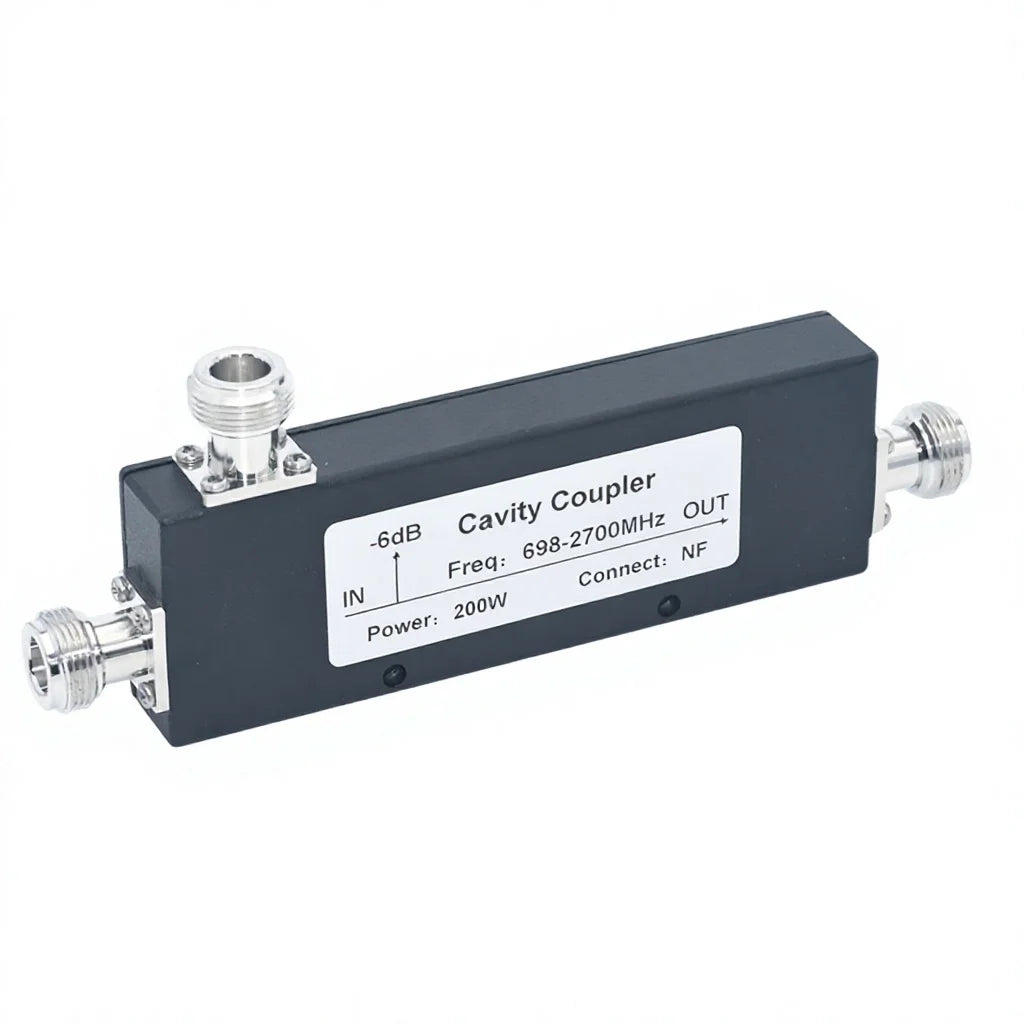 Arronna 698-2700MHz 6dB RF Directional Coupler N Female 200W Cavity DAS Telecom
