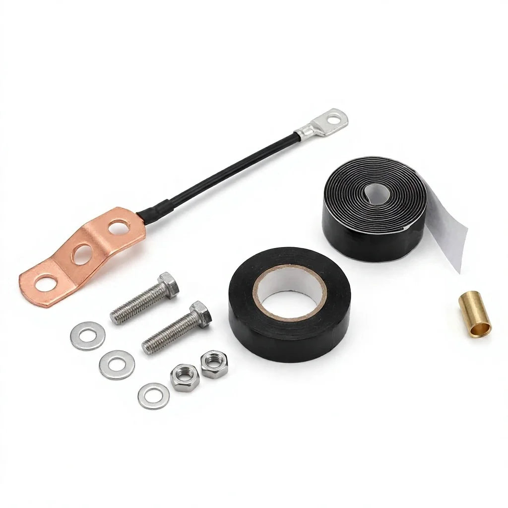 Arronna 304 Stainless Steel Feeder Coaxial Cable Grounding Kit UV Corrosion Resistant