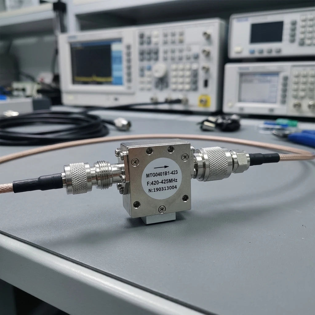 Arronna 420-425MHz UHF RF Coaxial Isolator SMA Female to N Male with Load Block