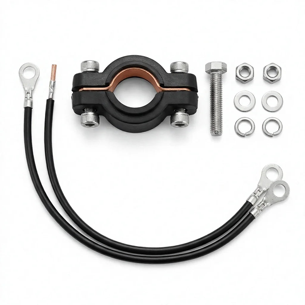 Arronna RG8 Cable Communication Grounding Kit with Clamp Ground Wire Set