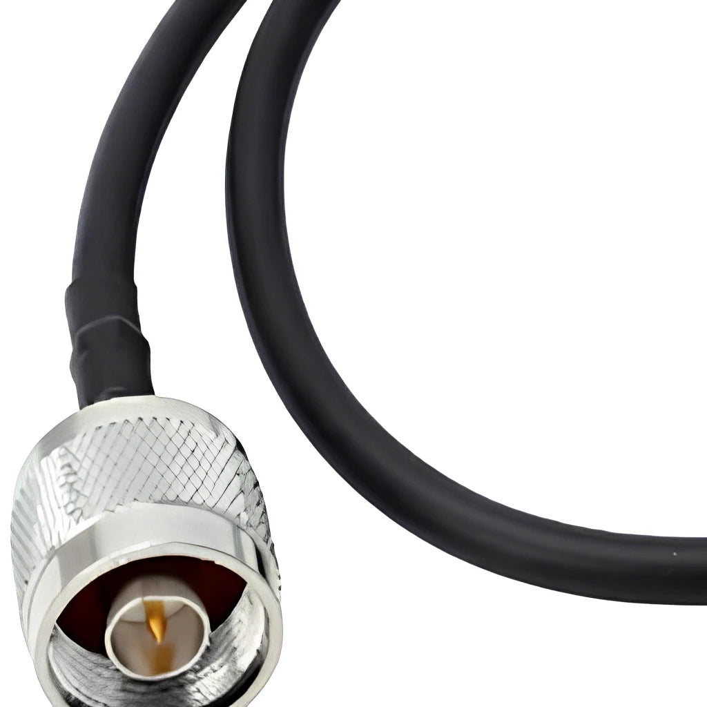 RG58 N Male to N Male Coaxial Cable 50 Ohm Feed Line for Outdoor Antenna Budget Installation