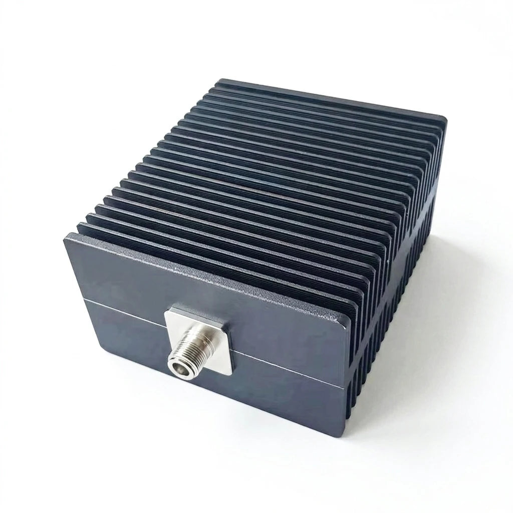 Arronna 150W N Female Dummy Load 50 Ohm RF Termination Flange Mount DC-3GHz Rectangular Fin Heat Sink