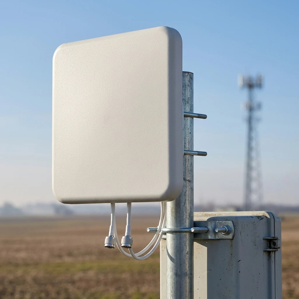 Arronna 4G LTE 2x2 MIMO Outdoor Directional Panel Antenna Long Range Wireless Bridge