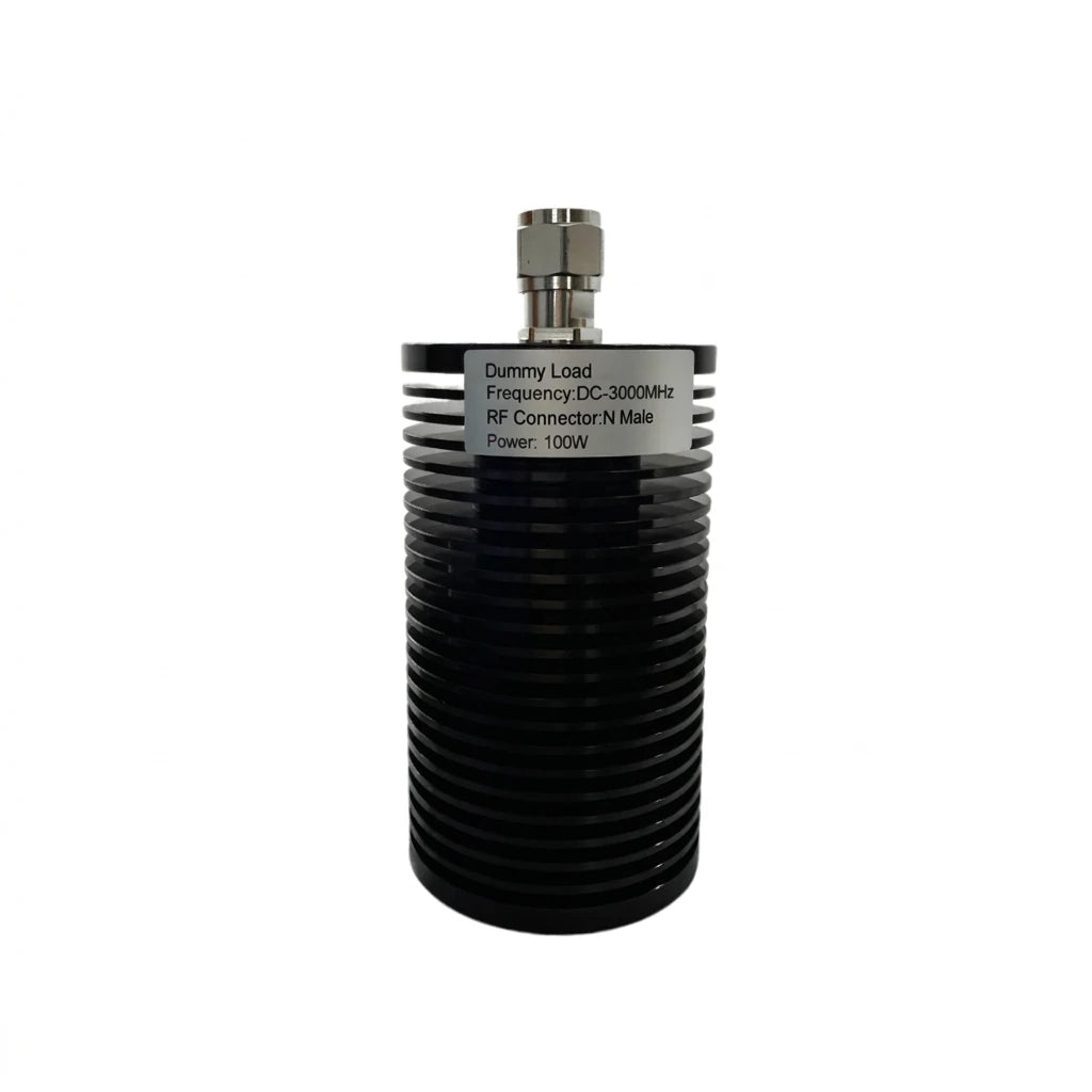 Arronna 100W RF Dummy Load N Male 50 Ohm DC-3GHz Fin Heat Sink Radio Frequency Load