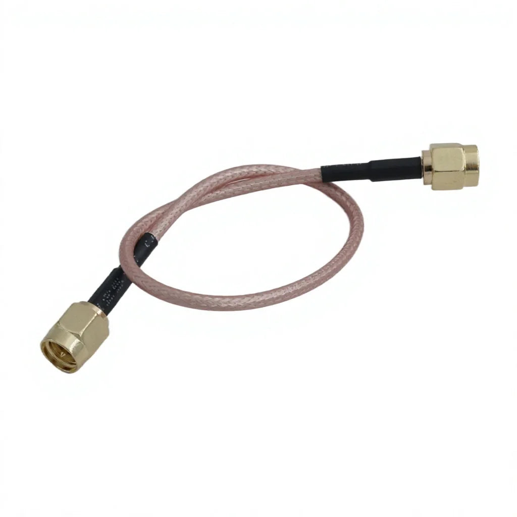 Arronna 1m SMA Male to SMA Male Extension Cable 50 Ohm Pigtail for 4G 5G WiFi Antenna Connection