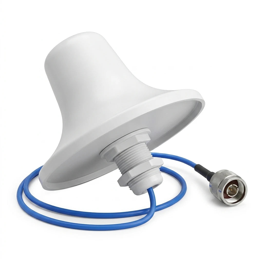 Arronna 698-6000MHz Indoor Omni Directional DAS Ceiling Antenna Low PIM N Female 5G Full Band