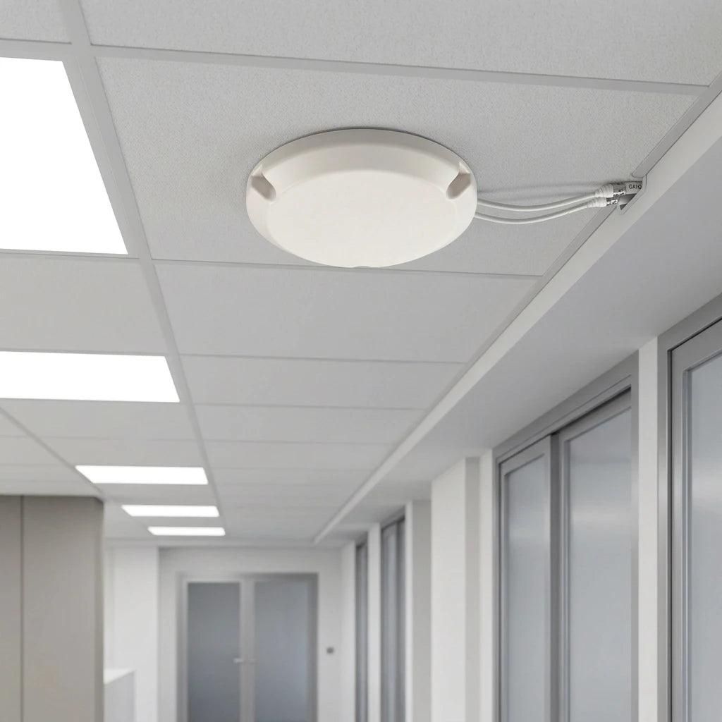 Arronna 698-4000MHz 2x2 MIMO Indoor Ceiling Omni Antenna Dual N Female Pigtail DAS 5G 4G
