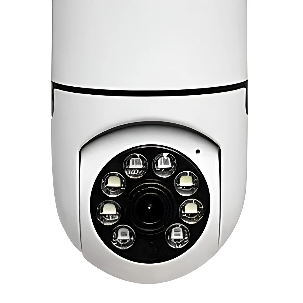 Arronna E27 Lampholder WiFi Bulb Camera 2MP Indoor 360 Night Vision Cloud SD P2P