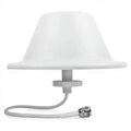 Arronna Indoor WiFi 300m2 Coverage Kit 4-Pack Ceiling Antenna 2.4GHz DAS Omni White Dome N Female