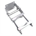 Arronna Adjustable Plate Clamp Antenna Mount 60x60mm Pole Bracket up to 80mm Galvanized Heavy Duty Tilt