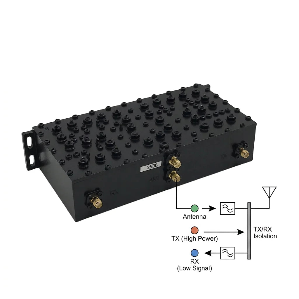 Arronna DCS 1800MHz RF Cavity Duplexer 1710-1785 1805-1880 MHz SMA Female Band 3 Filter
