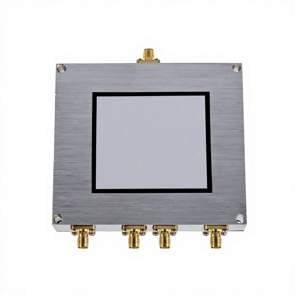 SMA 4 Way Power Splitter Wilkinson Divider 380-2500MHz RF Combiner for Test System