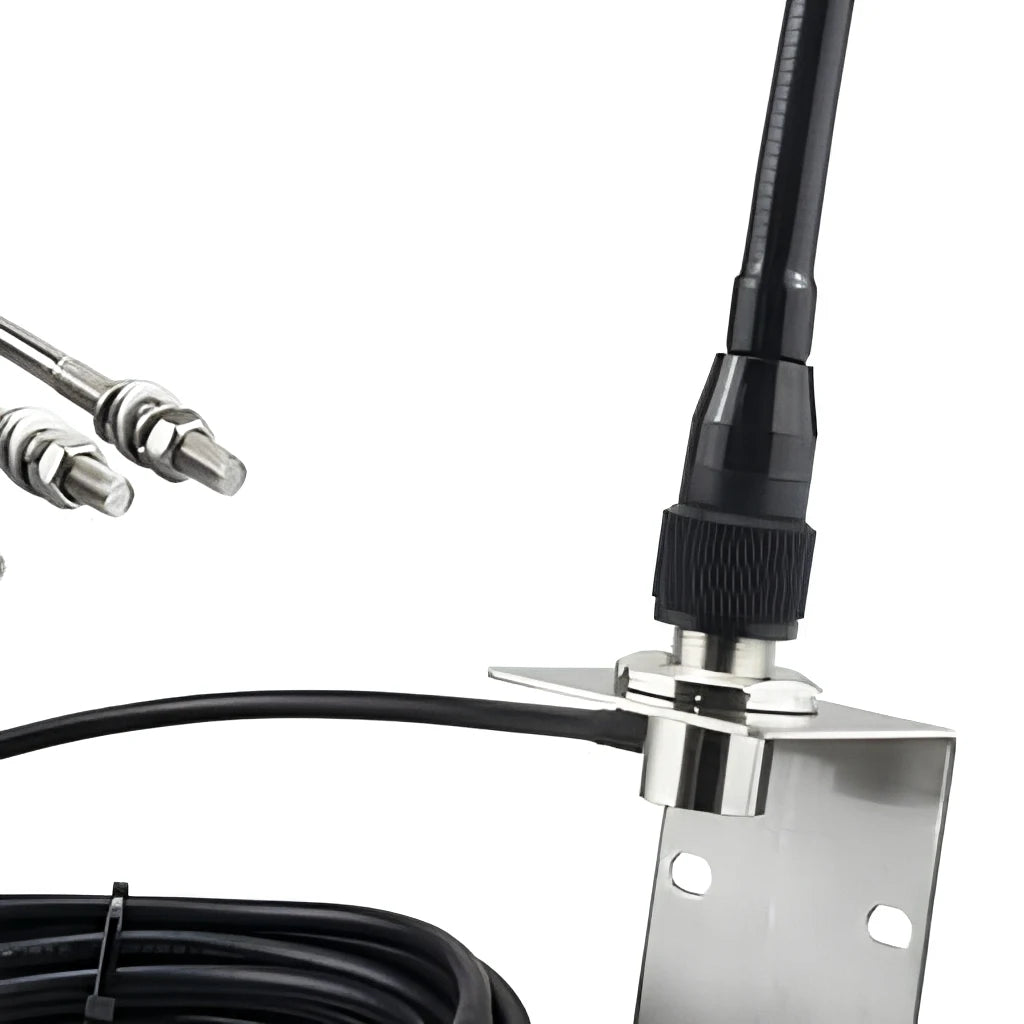 Arronna Marine VHF Antenna 156-163MHz PL259 Connector 3dBi Omnidirectional Boat Ship Radio
