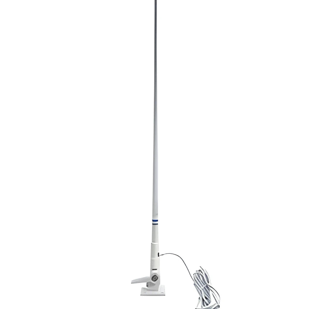 Arronna 2.4m 8ft VHF Marine Antenna 156-163MHz 6dB Fiberglass Boat Radio Antenna with Ratchet Mount