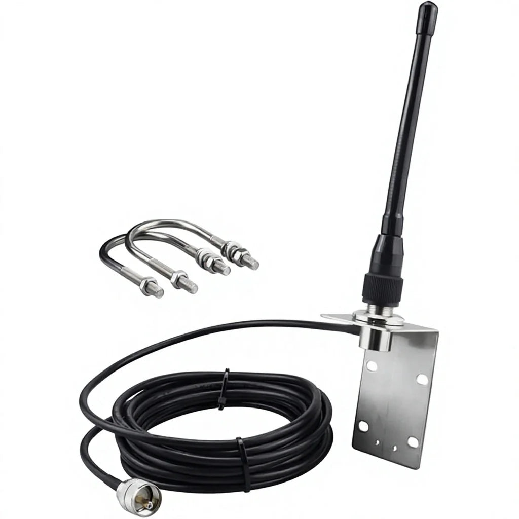Arronna Marine VHF Antenna 156-163MHz PL259 Connector 3dBi Omnidirectional Boat Ship Radio