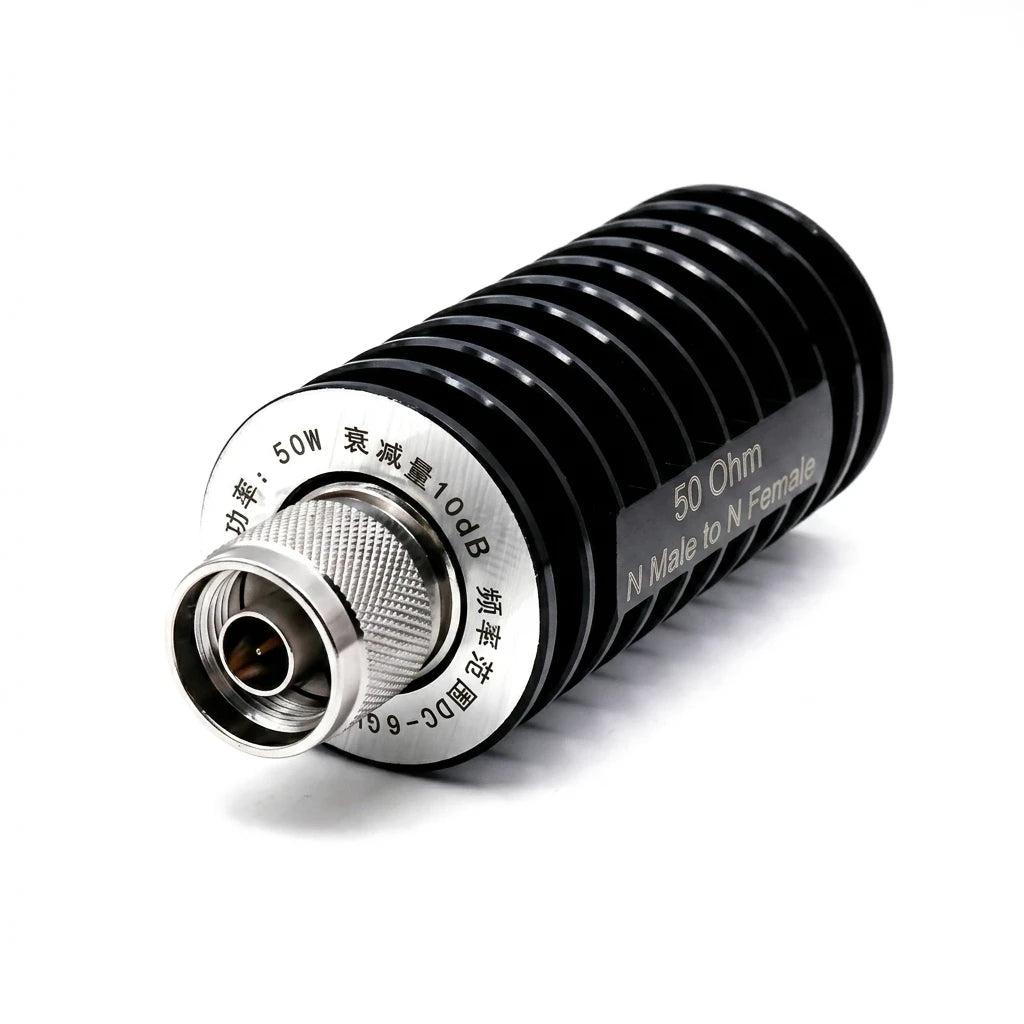 Arronna 10dB N Type Coaxial Fixed Attenuator DC to 6GHz 50W 50 Ohm