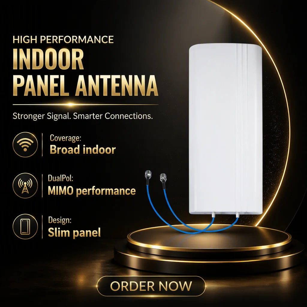 Arronna Indoor Dual Polarization MIMO Panel Antenna 698-4000MHz DAS Wall Mount