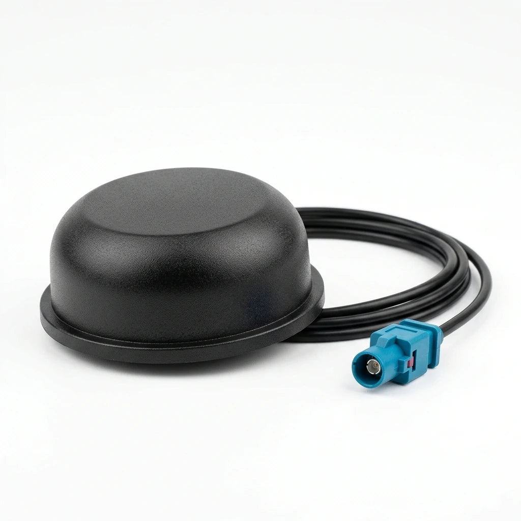 Arronna Waterproof Active GPS Antenna Low Profile Puck Fakra C D E Connector for Vehicle Navigation