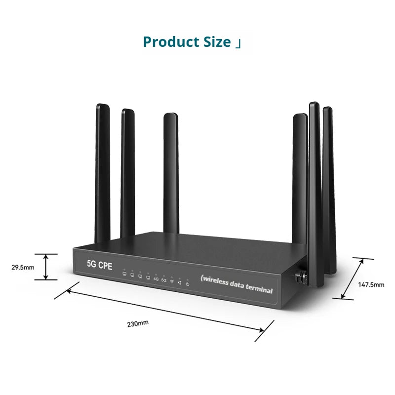 ARRONNA ARCPE1252 2.4G 5G NR 1200M WiFi5 Wireless Router SF19A2890 Chipset Dual-core Quad-thread 1GHz MIPS Architecture