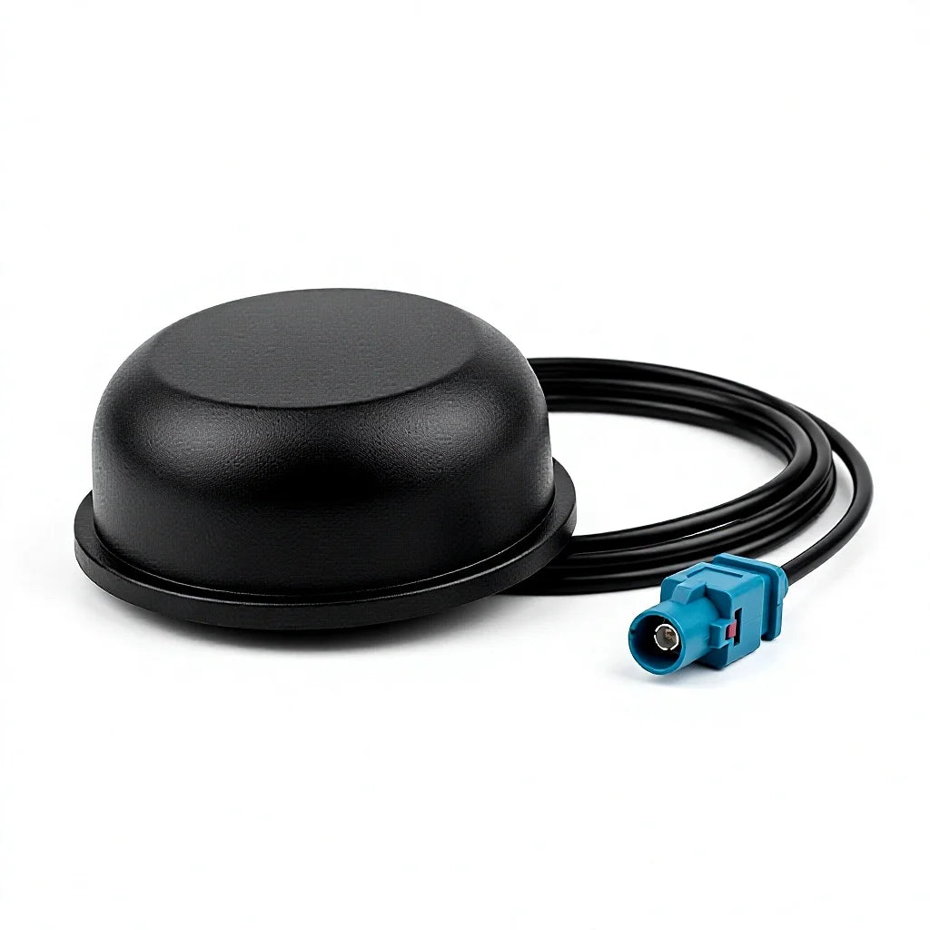 Arronna Waterproof Active GPS Antenna Low Profile Puck Fakra C D E Connector for Vehicle Navigation