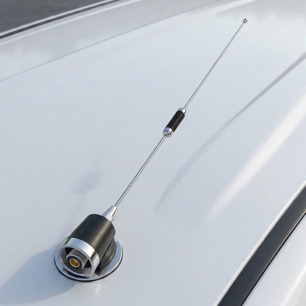 Arronna 144/430MHz Dual Band VHF UHF NMO Mobile Whip Antenna 3.0/5.5dBi 100W Car Radio
