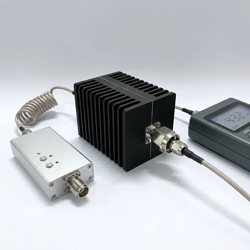 Arronna 30dB 100W Fixed Coaxial Attenuator DC-6GHz N Male to N Female RF Attenuator