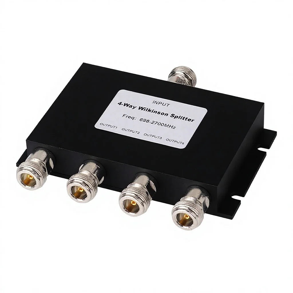 4 Way Microstrip Power Splitter 698-2700MHz SMA RF Divider Combiner for DAS Project