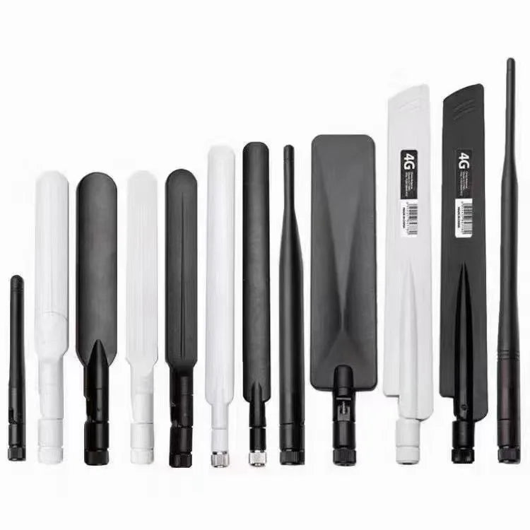 2G/3G/4G Full-Band External Foldable Antenna with Glue Stick Model WL-4GE242 5 DBi Gain for Male Pin/Male Socket Connector