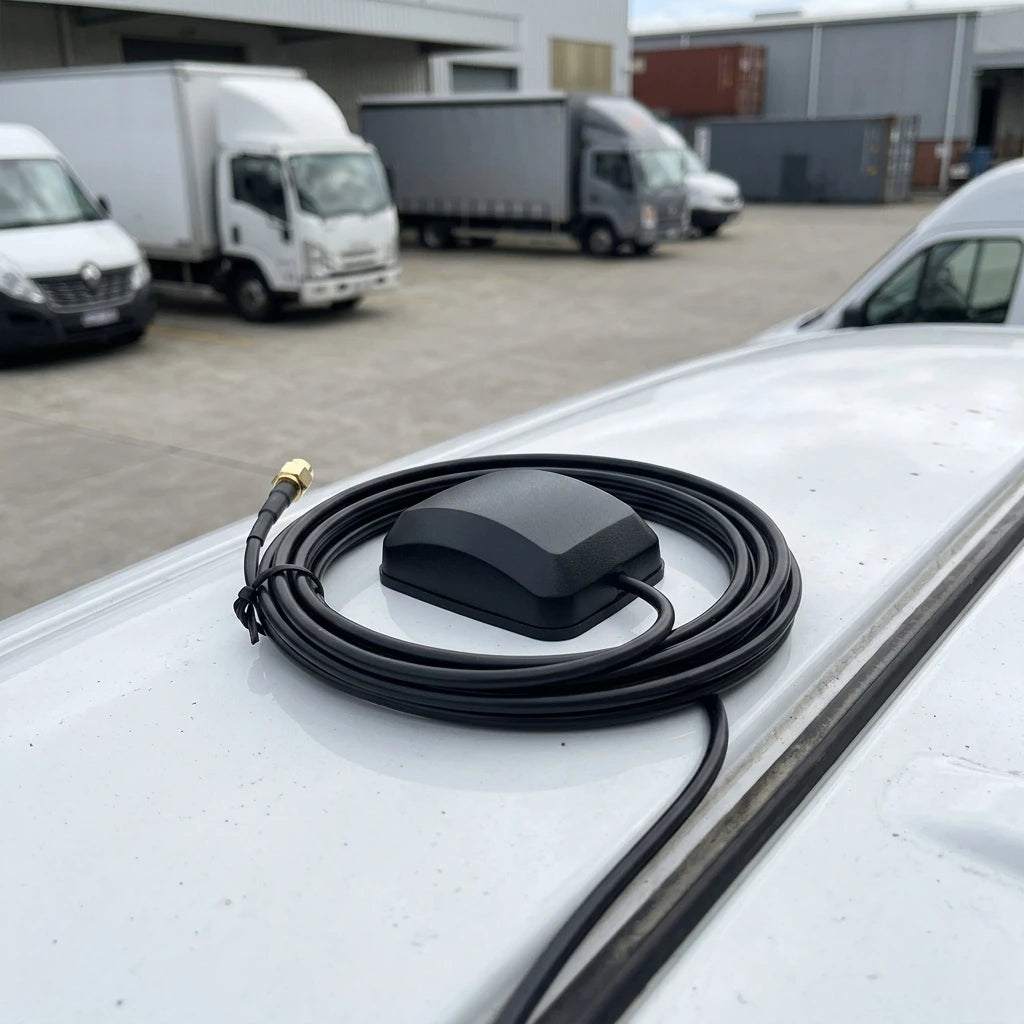Arronna Active GNSS Antenna GPS BeiDou Dual-Mode Ceramic Magnetic Mount IP65 5V 3m Cable Vehicle Navigation High Gain