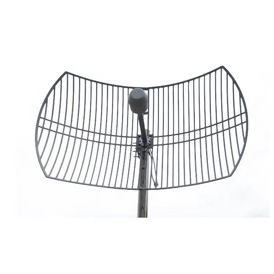 High Gain 48dBi Parabolic Dish Antenna - Industrial Long Range Point-to-Point Wireless Outdoor Network Bridge