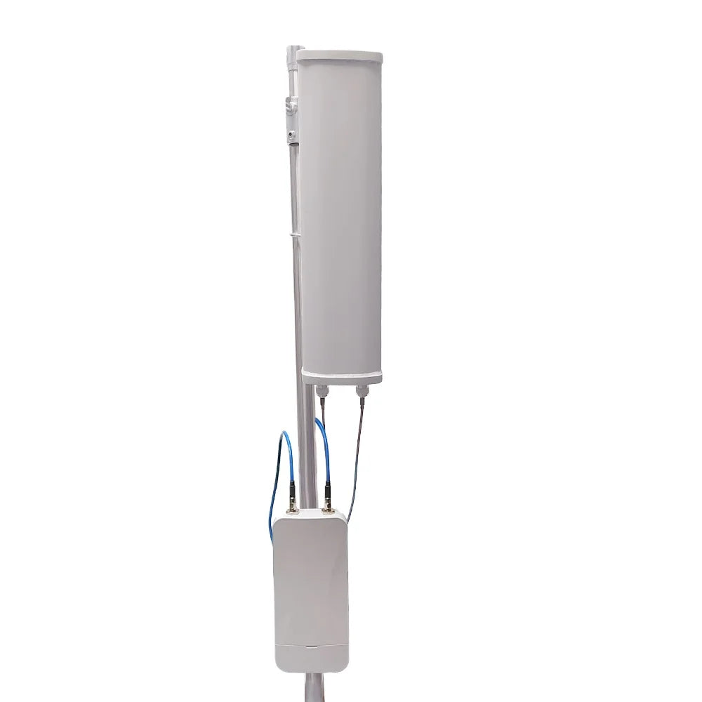 OEM ODM 11ax WiFi 6 Outdoor Waterproof CPE Wi-Fi Antenna 5-10km Data Transmission 5GHz 900Mbps signal Coverage Qualcomm Chipset
