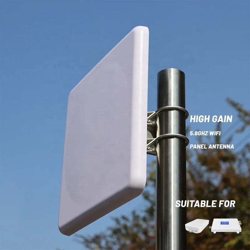 Outdoor High Gain 23dBi Directional 5.8g DAS Panel Antenna Vertical Polarization Cell Phone Signal Booster Repeater Bridge AP