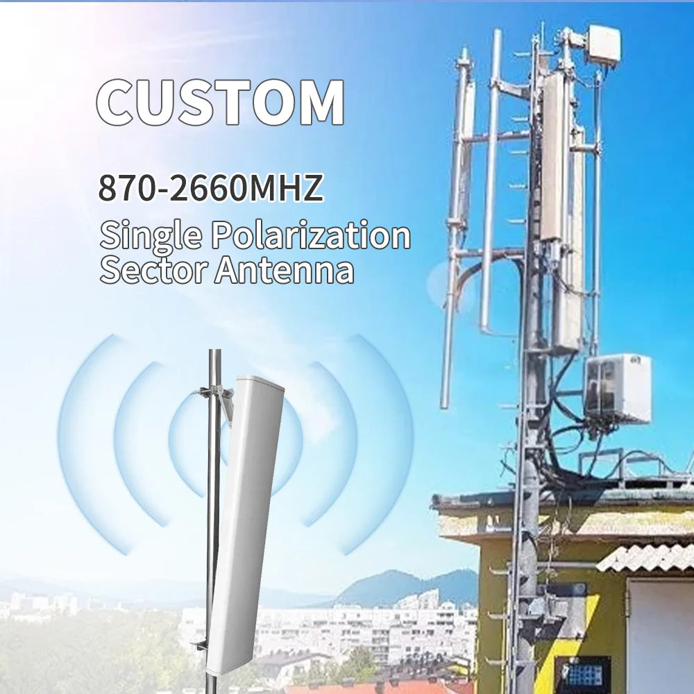 Sector Antenna 2400-2700MHz Wifi Wimax 4g 5g Lte Base Station Panel Antenna for Singal Booster Amplifier Repeater Router Bridge